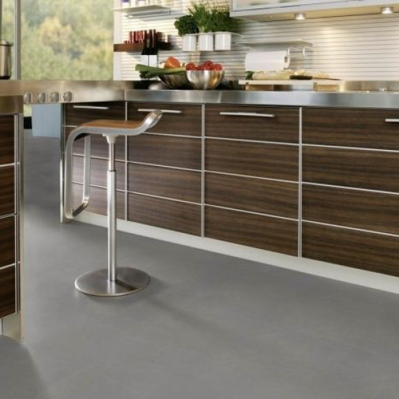 ПВХ пол: Виниловый ламинат WINEO Solid Grey | DB00097-1