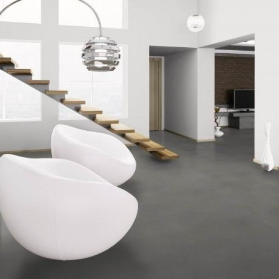 ПВХ пол: Виниловый ламинат WINEO Solid Grey | DB00097-1
