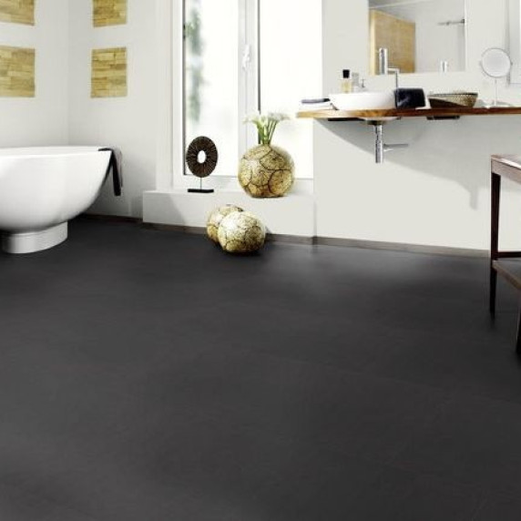 ПВХ пол: Виниловый ламинат WINEO Solid Black | DB00103-3