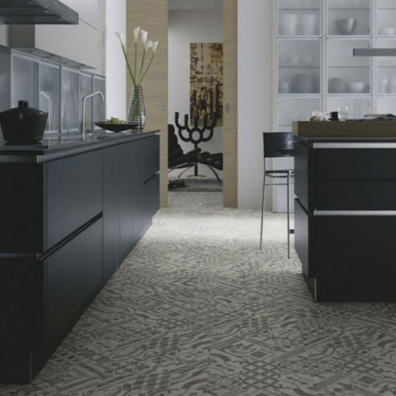 ПВХ пол: Виниловый ламинат WINEO Craft Mosaic Dark | DB00093