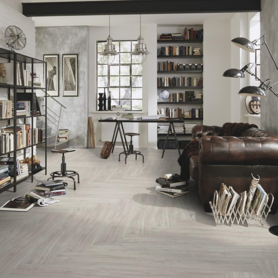 ПВХ пол: Виниловый ламинат WINEO 400 Wood XL Ambition Oak Calm клеевой | DB00122