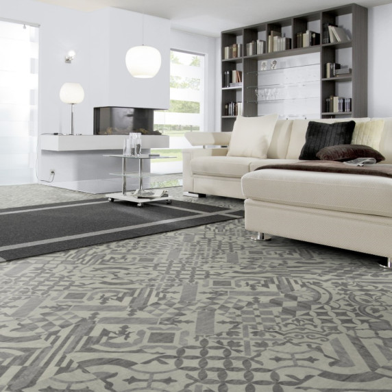 ПВХ пол: Виниловый ламинат WINEO Craft Mosaic Dark | DB00093