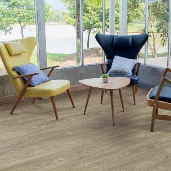 Плитка ПВХ - Виниловый ламинат Tarkett ModularT 7 OAK STREET COOL BROWN | 257021012 ПВХ пол: Виниловый ламинат Tarkett ModularT 7 OAK STREET COOL BROWN | 257021012