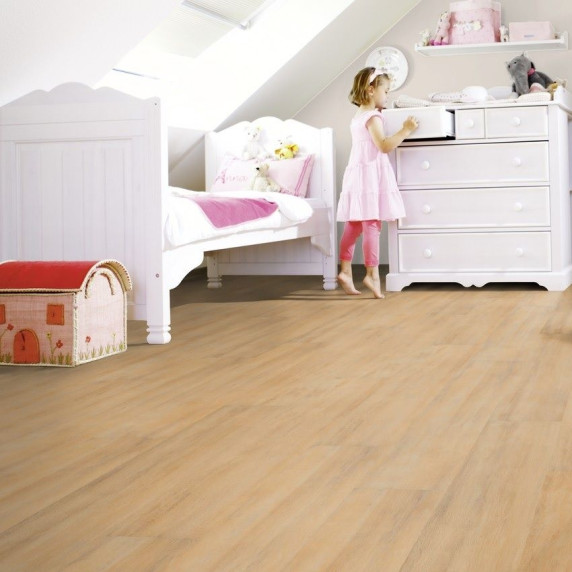 ПВХ пол: Виниловый ламинат WINEO 600 Wood Calm Oak Cream (клеевые) | DB00010