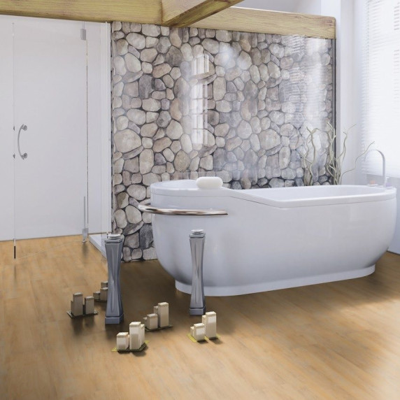 ПВХ пол: Виниловый ламинат WINEO 600 Wood Calm Oak Cream (клеевые) | DB00010