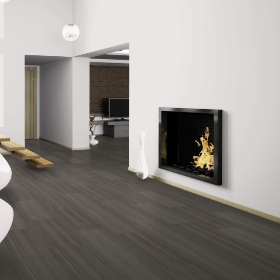 ПВХ пол: Виниловый ламинат WINEO 600 Stone Lava Black (клеевые) | DB00016