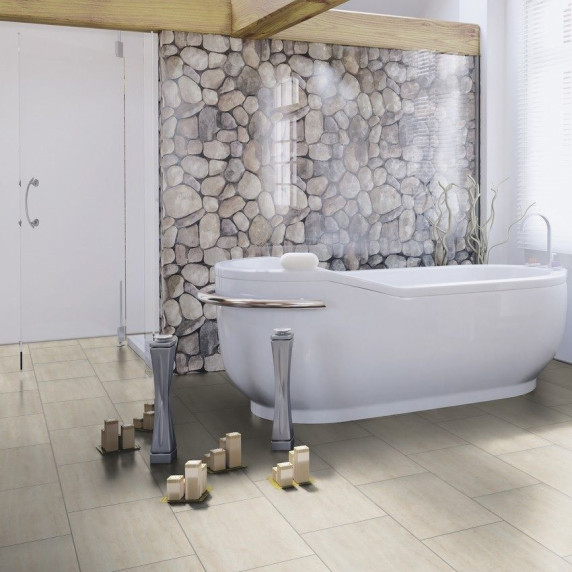 ПВХ пол: Виниловый ламинат WINEO 600 Stone Polar Travertine (замок) | DLC00017