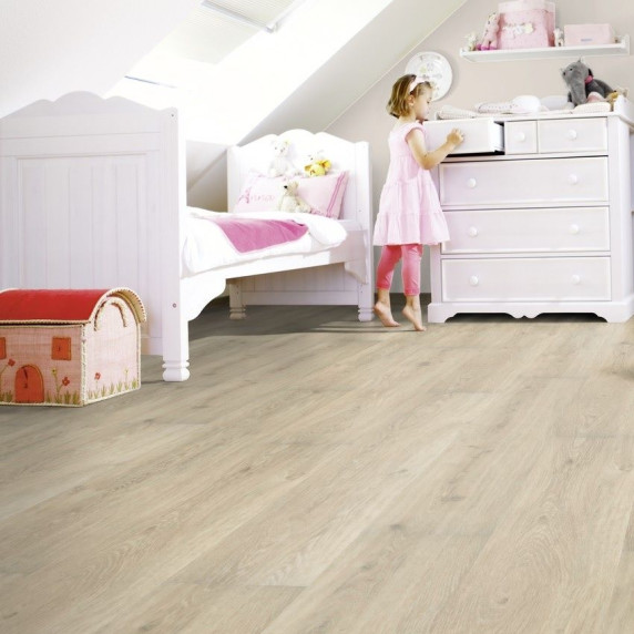 Плитка ПВХ - Виниловый ламинат WINEO 600 Wood XL Victoria Oak White (замок) | DLC00032 ПВХ пол: Виниловый ламинат WINEO 600 Wood XL Victoria Oak White (замок) | DLC00032